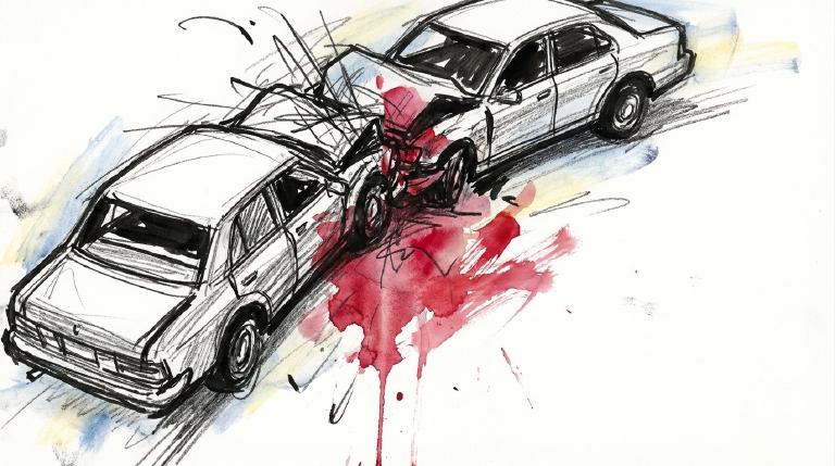 Pennsylvania and Hegeman: speed, a curb, and a man bleeding on a Sunday