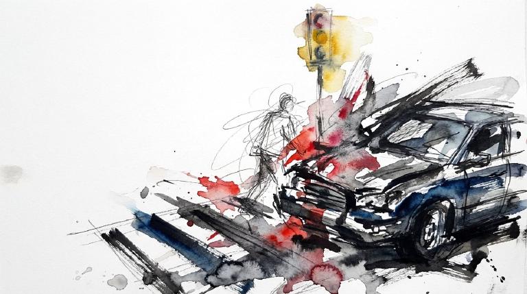 A woman dies on Macombs Road. The driver runs.