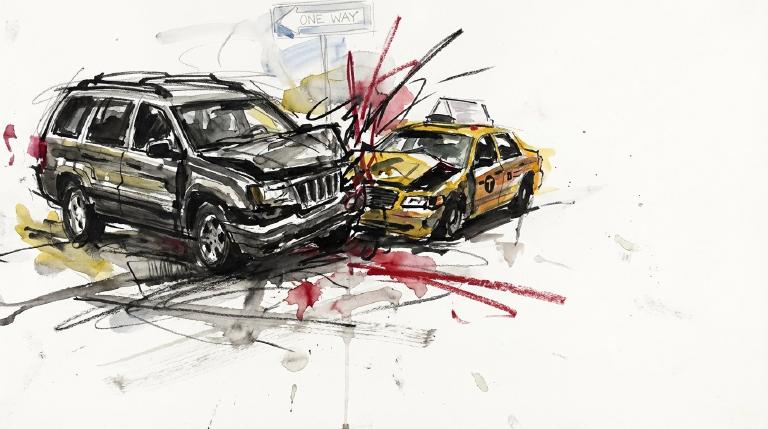 Hudson at W 12: a bike, a Jeep, and the grind of ordinary harm