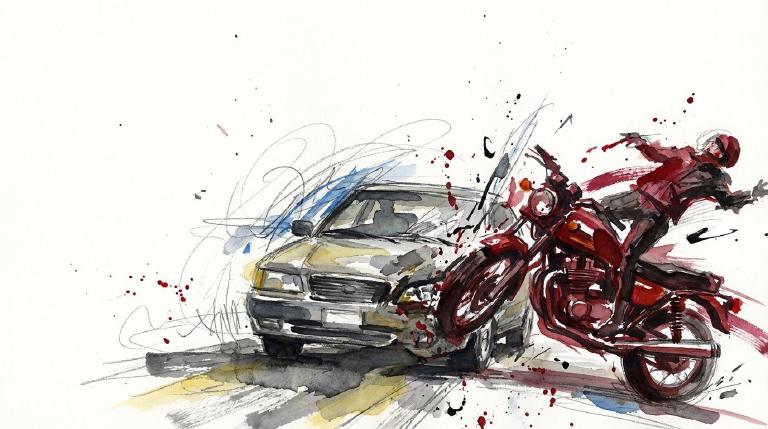 Mercer and Houston: a cyclist goes down, and the count keeps climbing