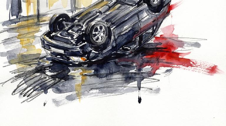 Left Turn at 81st. Four People Down.