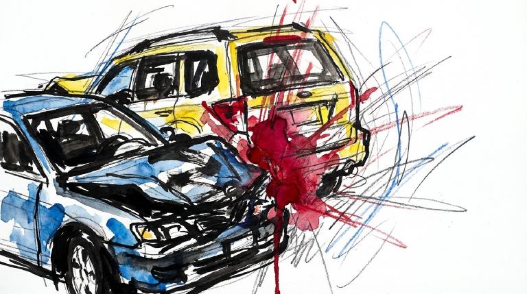 BQE at Atlantic: a morning, a death