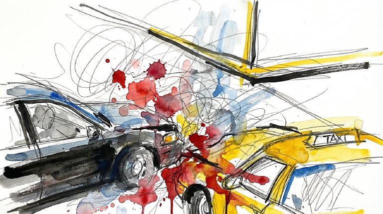 Leggett and Bruckner: a woman in the crosswalk, a driver who kept going