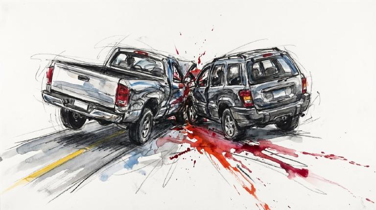 Two young men die on the Bronx River Parkway. The night goes quiet, then sirens.