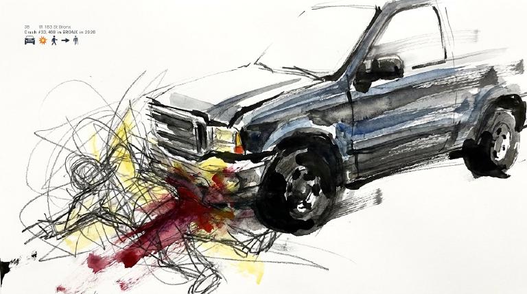 Two young men die on the Bronx River Parkway. The night goes quiet, then sirens.
