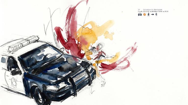 Broadway, about 7:30 PM